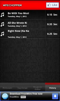 MP3 Chopper android App screenshot 2