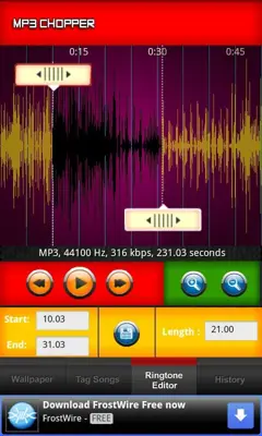 MP3 Chopper android App screenshot 3